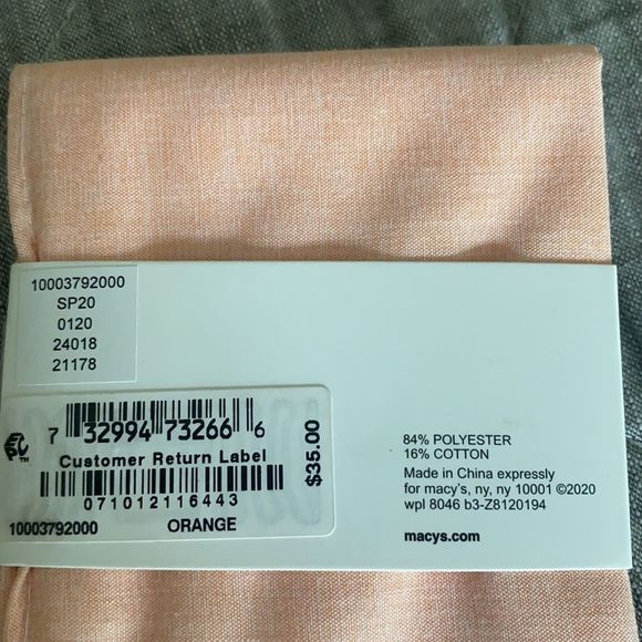 Bar III Men's Beach Solid Pocket Square - Picture 4 of 5